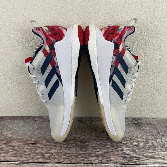 Adidas Crazyflight USA Volleyball Shoes Women's 7.5 Red White Blue - Picture 4 of 12